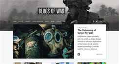 Desktop Screenshot of blogsofwar.com