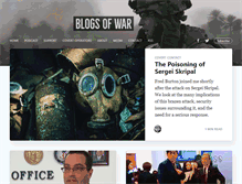 Tablet Screenshot of blogsofwar.com